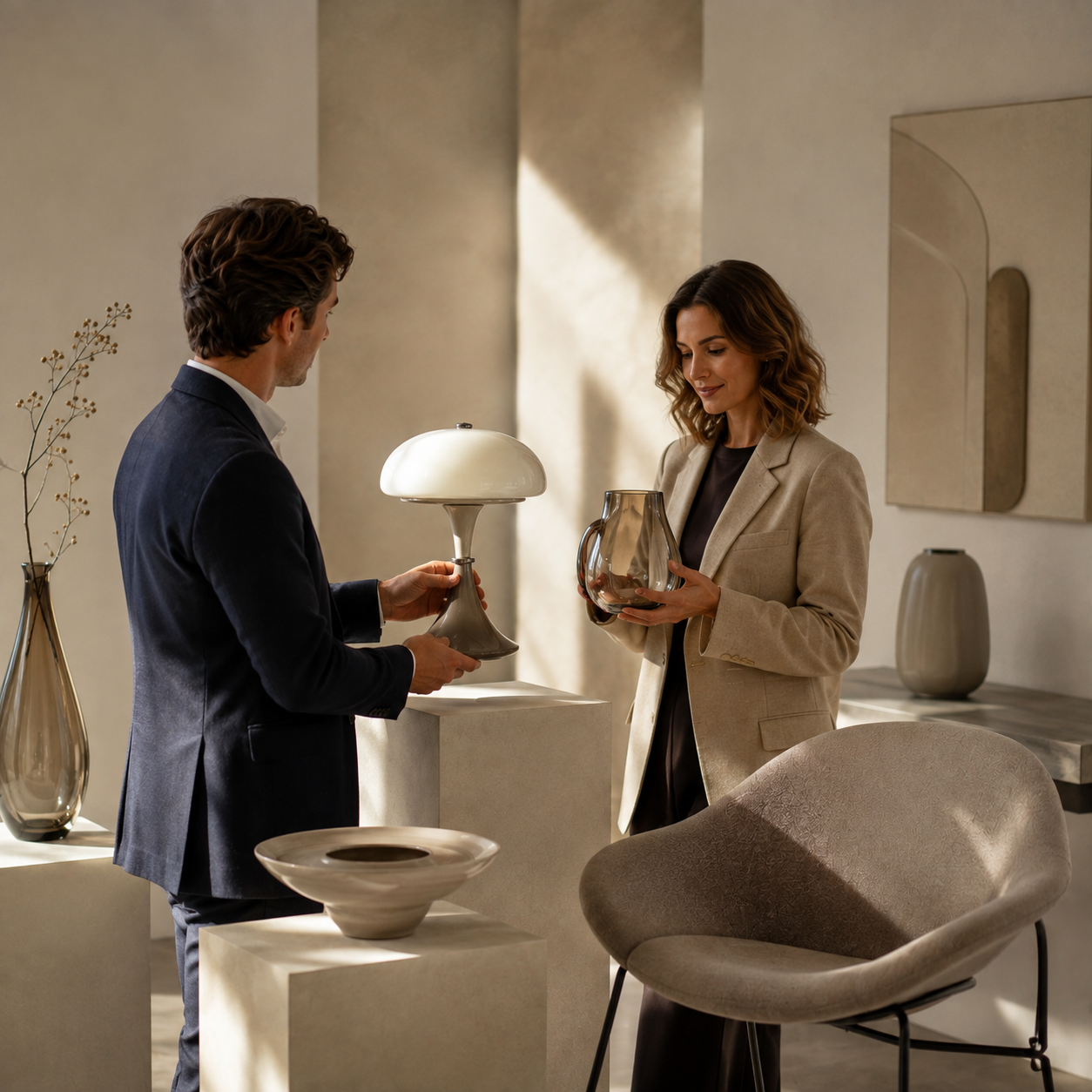 Valutazione e selezione di arti decorative del Novecento